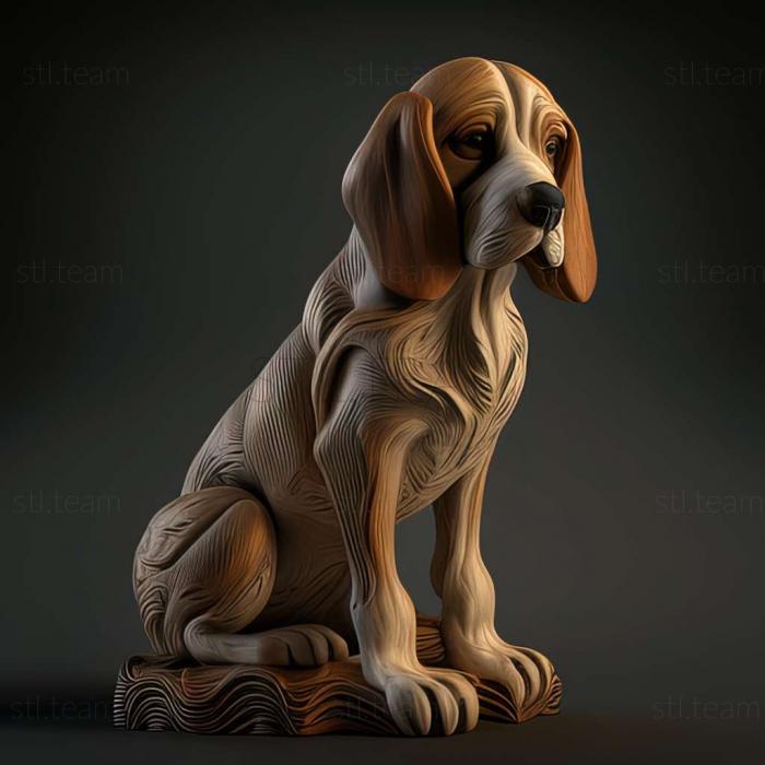 3D model The Italian Hound dog (STL)